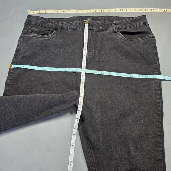 Forever21+ Black Jeans Stretch Skinny Classic Denim Women Plus Size 16 High Rise - Picture 4 of 6